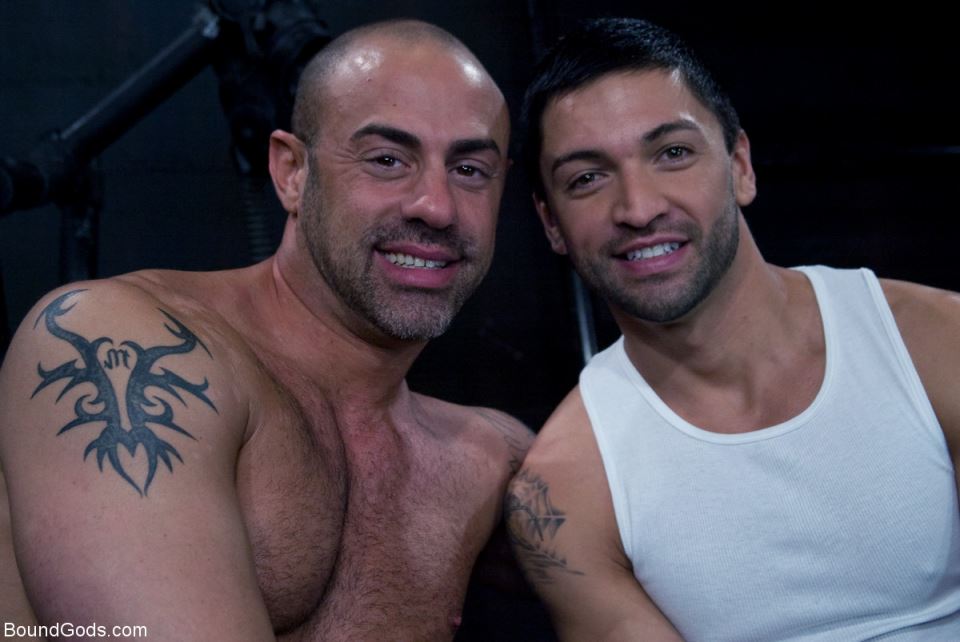 Leather BDSM:  Dominic Pacifico and CJ Madison